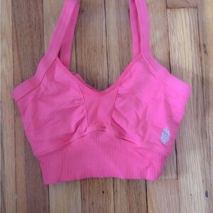 Free People Vibrant Pink Sports Bra